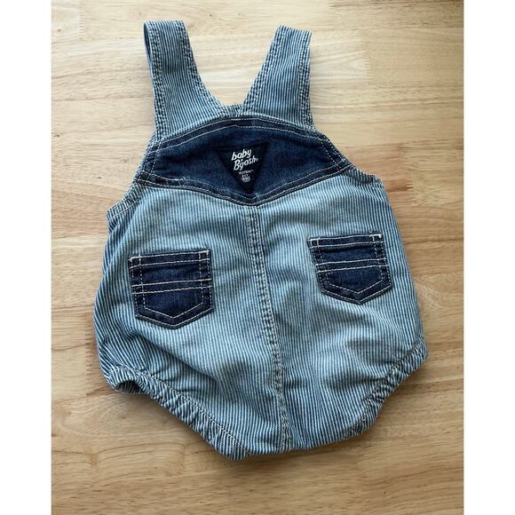 Modern Oshkosh bgosh baby hickory stripe bubble tagged 3 months Both - Picture 7 of 8